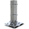 Adaptation for | concrete fixture | foldable, round tube can be inserted up to the adapter plate